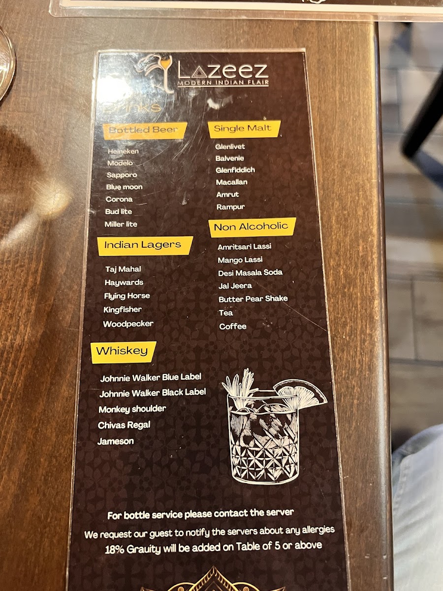 Menu Lazeez Modern Indian Flair-10