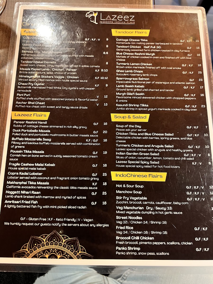 Menu Lazeez Modern Indian Flair-6